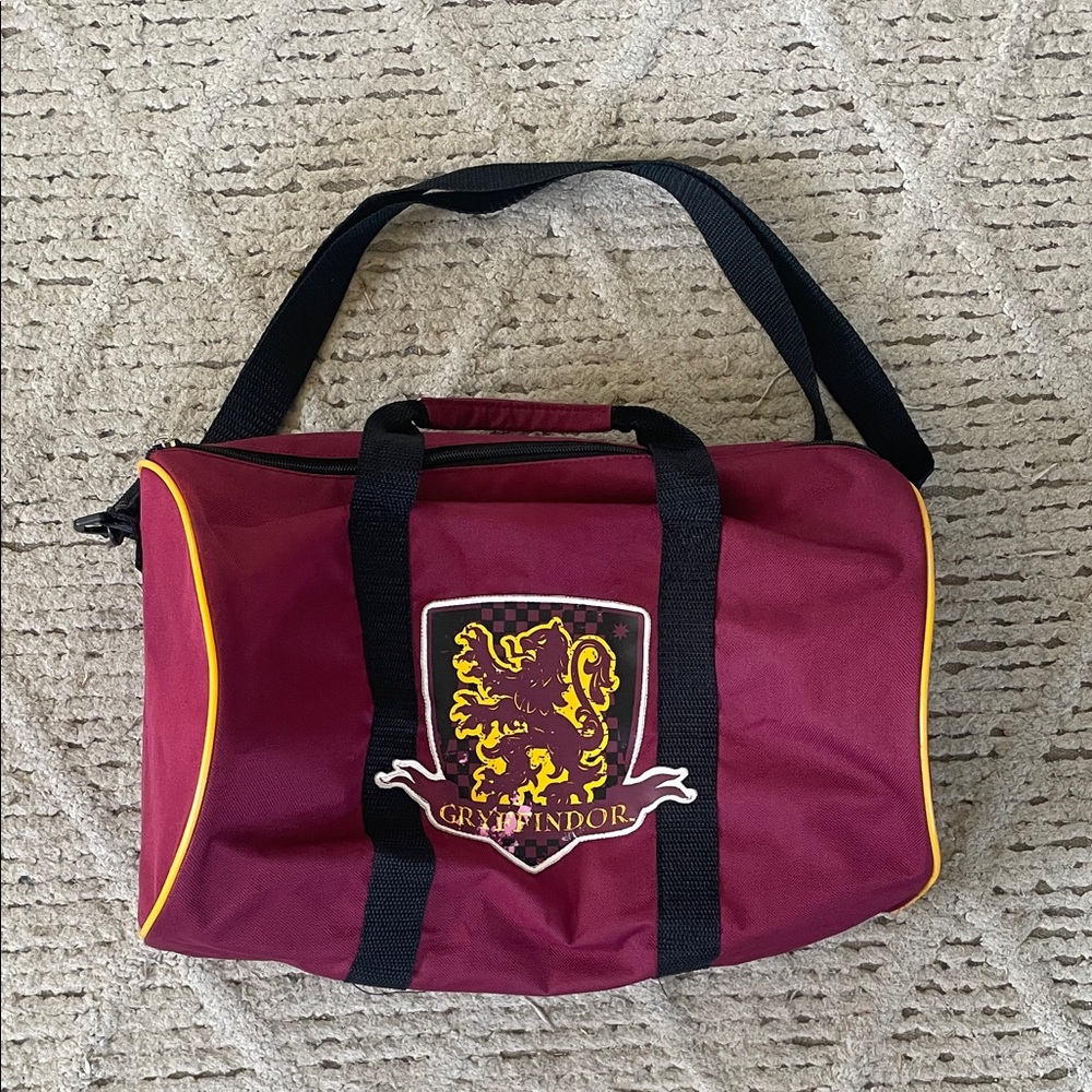 Harry Potter Gryffindor Maroon Duffel Bag